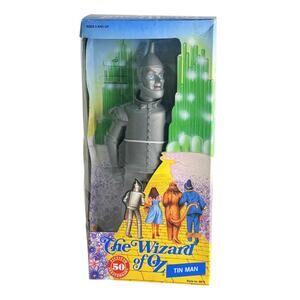 Wizard Of Oz Tin Man Doll Vintage 1988 Turner 12" Lowes 1939 Dorothy Friend Box